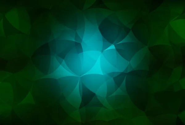 深绿色矢量纹理与抽象形式 用抽象风格的彩色渐变形状进行说明 简单地设计你的网站 — 图库矢量图片