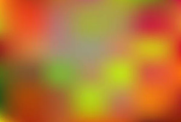 Ljusröd Gul Vektor Blank Abstrakt Bakgrund Färgglad Abstrakt Illustration Med — Stock vektor
