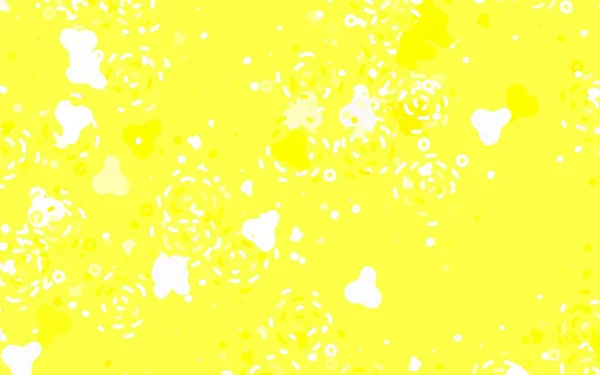 浅绿色 黄色矢量背景与抽象形状 用抽象风格的彩色渐变形状进行说明 为您的业务设计最好的智能设计 — 图库矢量图片