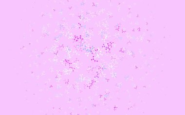 Açık pembe, yapay zeka kavramına sahip Mavi vektör dokusu. Yapay zeka bağlantılarıyla basit bir şekilde renkli tasarım. Poster ve teknoloji sembolü.