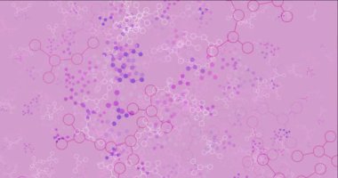 4K koyu mor, pembe akışlı video ve yapay zeka formları.