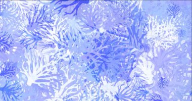 4K kaotik şekilli açık mavi görüntü döngüsü.