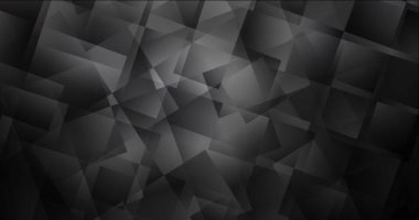 4K eşkenar dörtgen ile koyu gri video görüntüsü döngüsü.