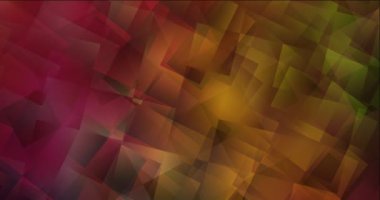 4K döngü koyu yeşil, kırmızı video çizgiler, dikdörtgenler.