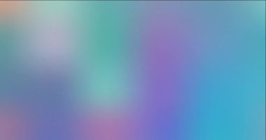 4K döngü açık mavi, sarı bulanık görüntü.