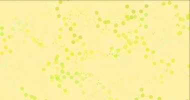 Açık yeşil 4K döngüsü, yapay zeka verileri içeren sarı görüntüler.