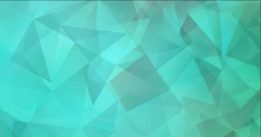 Çokgenli açık yeşil video 4K döngüsü.