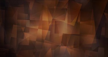 4K koyu kahverengi çokgen video görüntüsü döngüsü.