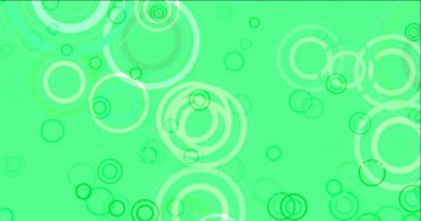 4K çemberli koyu yeşil görüntü döngüsü.