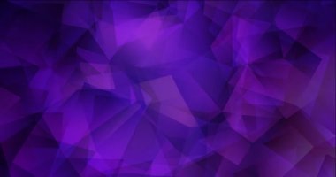 4K koyu mor çokgen video görüntüsü döngüsü.