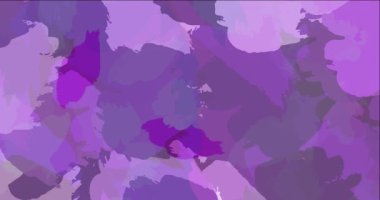 4K soyut şekilli koyu mor, pembe renkli video döngüsü.