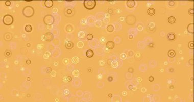 4K disklerle koyu sarı görüntü döngüsü.