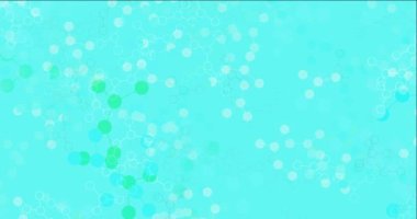 Yapay zeka ağı ile açık yeşil animasyon 4K döngüsü.