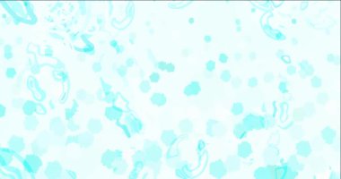 Soyut şekilli açık yeşil akış videosu 4K döngüsü.