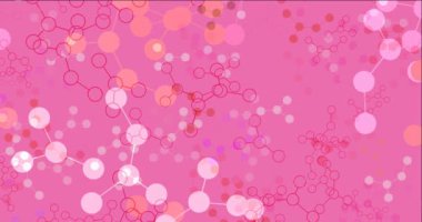 4K açık pembe, kırmızı görüntüler ve yapay zeka verileri..