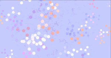 Yapay zeka verisi ile açık mor görüntüler 4K döngüsü.