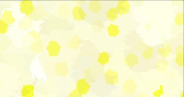 4K kaotik şekilli açık sarı görüntü döngüsü.