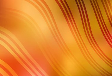 Açık turuncu çizgili vektör deseni. Yaratıcı illüstrasyon, yarım tonlu ve eğimli. Tasarımınız için desen.