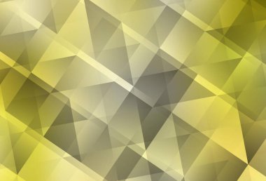 Açık sarı vektör çokgen çizimi. Yarım ton şeklinde, üçgenli yaratıcı illüstrasyon. İşiniz için en iyi üçgen tasarım.