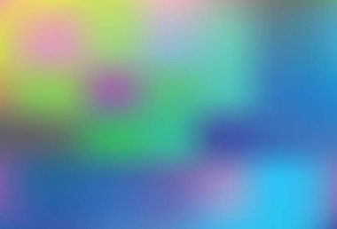 Açık mavi, sarı vektör soyut parlak şablon. Renkli soyut çizimler ve gradyan. İş tasarımınız için yeni biçim.