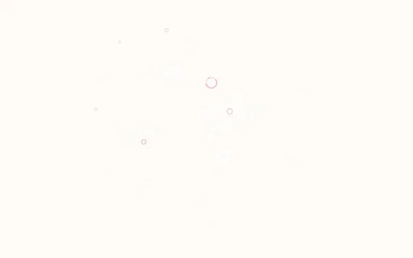 Светло Красный Векторный Фон Пятнами Абстрактная Иллюстрация Цветными Пузырями Стиле — стоковый вектор
