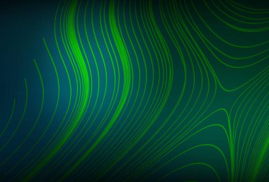 Koyu mavi, yeşil vektör soyut bulanık arkaplan. Görüntü stili ve gradyanı olan yeni renkli çizimler. Web siteniz için bulanık tasarım.