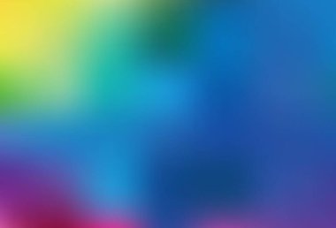 Açık çok renkli vektör bulanık ve renkli desen. Gradyan ile modern soyut çizim. İş tasarımınız için yeni biçim.