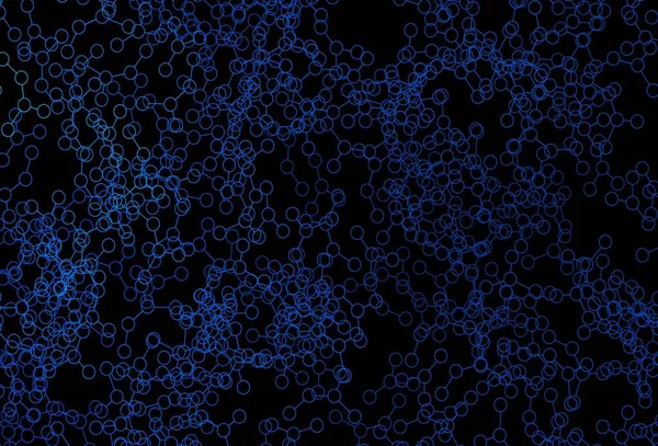 Темная Векторная Текстура Синего Цвета Концепцией Искусственного Интеллекта Яркая Иллюстрация — стоковый вектор
