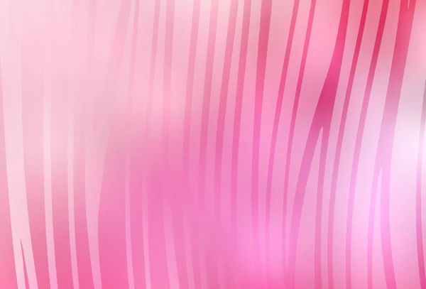 Textura Vectorial Rosa Claro Com Linhas Curvas Uma Elegante Ilustração — Vetor de Stock