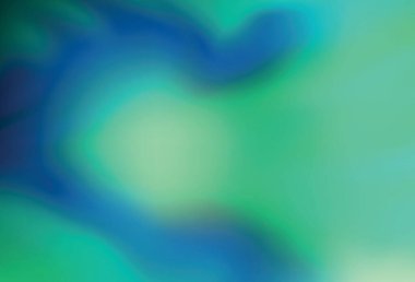 Açık yeşil vektör renkli bulanık arkaplan. Soyut ve gradyan renkte renkli çizimler. Web siteniz için bulanık tasarım.