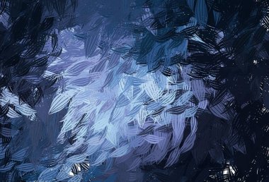 Rastgele şekilli koyu mor vektör deseni. Rastgele şekillerle soyut tarzda dekoratif tasarım. İşiniz için en iyi akıllı tasarım.