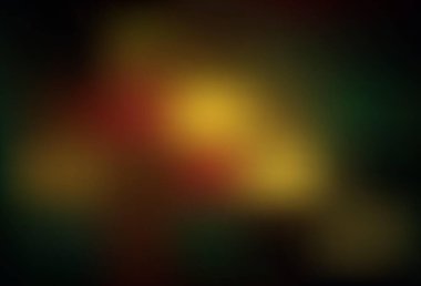 Koyu yeşil, sarı vektör bulanık şablon. Parlak renkli bir illüstrasyon. Marka kitabı için zarif bir arkaplan.