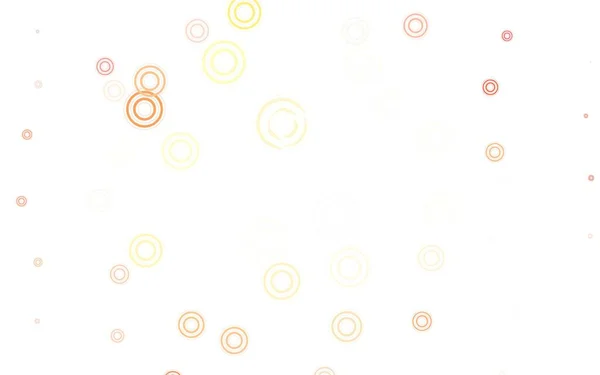 Шаблон Светло Красного Вектора Кругами Размытые Пузыри Абстрактном Фоне Красочным — стоковый вектор
