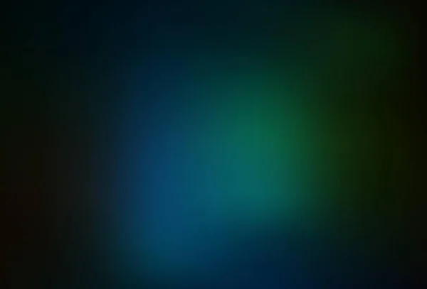 Dunkelblaue Grüne Vektorstruktur Mit Milchstraßensternen Leuchtend Farbige Illustration Mit Hellen — Stockvektor