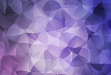 Hafif Mor vektör üçgen arkaplan. Yarım ton şeklinde, üçgenli yaratıcı illüstrasyon. Dizaynınız için üçgen desen.