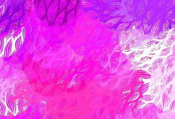 Світло Рожевий Векторний Фон Яскравими Лініями Кругова Абстрактна Ілюстрація Градієнтом — стоковий вектор