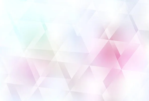 ライトピンク イエローベクトル低ポリ背景 三角形でカラフルなイラストを輝く ブランドブックの新しいテンプレート — ストックベクタ