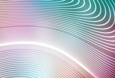 Açık yeşil, çizgileri olan kırmızı vektör deseni. Basit eğri biçiminde parlak renkli bir illüstrasyon. Tasarımınız için desen.