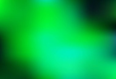 Açık yeşil vektör bulanık ve renkli desen. Parlak renkli bir illüstrasyon. İş tasarımınız için yeni biçim.