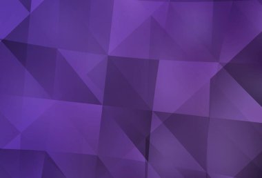 Açık mor vektör eğimli üçgen dokusu. Origami tarzında gradyan ile geometrik çizim. İşiniz için yepyeni bir tasarım..