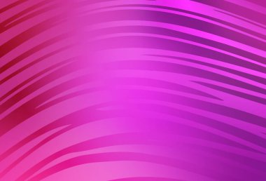 Açık pembe çizgili vektör deseni. Çağdaş gradyan soyut çizgileri olan çizimler. Fikirlerin için bir örnek..