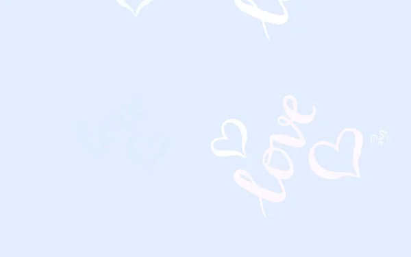 Легкий Багатобарвний Векторний Фон Сердечками Красиві Абстрактні Серця Барвистому Градієнтному — стоковий вектор