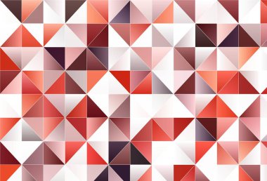 Çokgen biçimli hafif vektör arkaplanı. Üçgen şekilli ışıltılı soyut çizimler. Broşürler, broşürler için desen