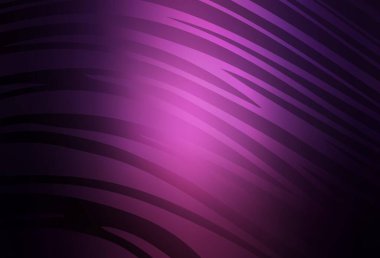 Koyu mor çizgili vektör düzeni. Değişken çizgileri olan renkli soyut çizimler. İş tasarımınız için şablon.