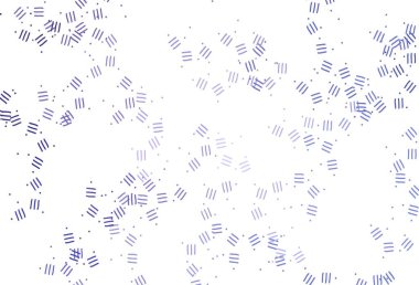 Parlak çizgili açık mor vektör arkaplan, noktalar. Bulanık dekoratif tasarım basit bir şekilde çizgilerle. Reklamınız, posteriniz, afişiniz için en iyi tasarım.