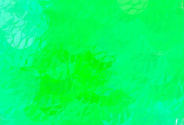 Світло Зелений Жовтий Векторний Шаблон Хаотичними Формами Декоративний Дизайн Абстрактному — стоковий вектор