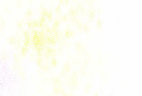 ライトピンク ディスク付きイエローベクトルテクスチャ 抽象的な背景にカラフルなグラデーションでぼやけた泡 チラシのパターン — ストックベクタ