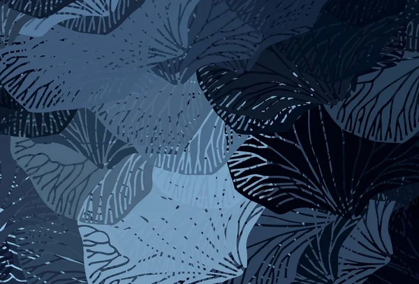 Темный Синий Вектор Искушает Хаотичными Шагами Иллюстрация Красочными Градиентными Формами — стоковый вектор