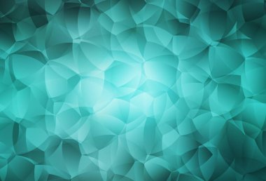 Soyut şekilli açık yeşil vektör arkaplanı. Modern tarzda değişen renkli kaotik formlar. Web siteniz için basit tasarım.