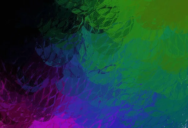 Темный Многоцветный Векторный Задник Мемфисами Декоративный Дизайн Абстрактном Стиле Случайными — стоковый вектор